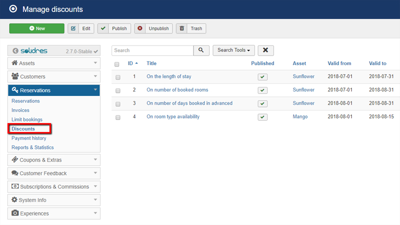 How to configure Discount