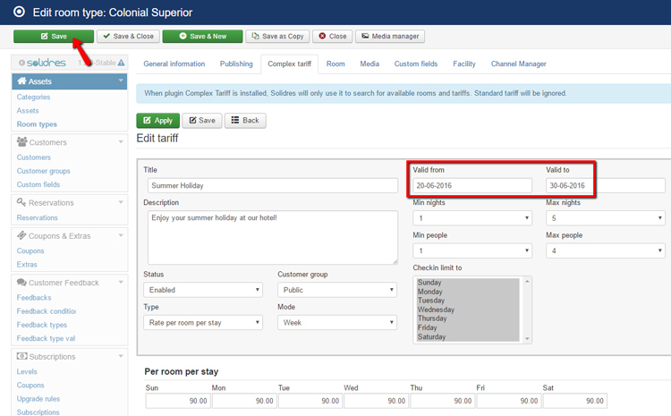 How to configure Channel Manager
