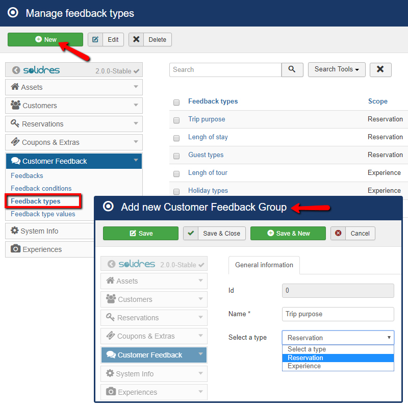 How to configure Feedback