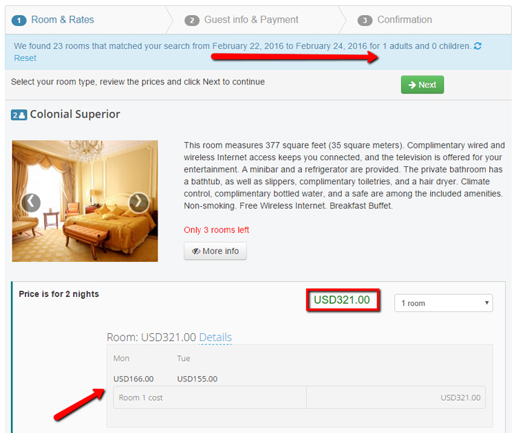 Tariff configuration