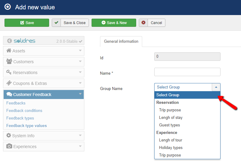 How to configure Feedback