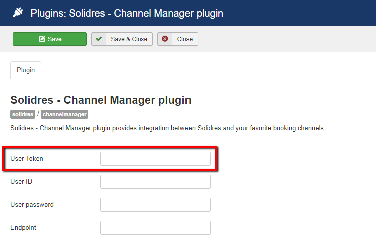 How to configure Channel Manager