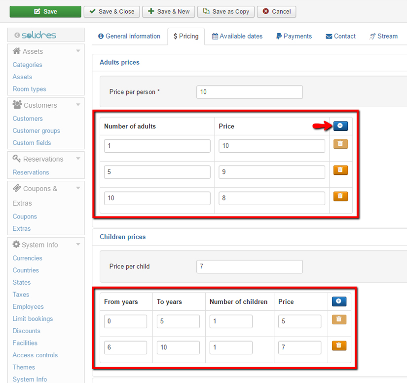 How to configure Experience