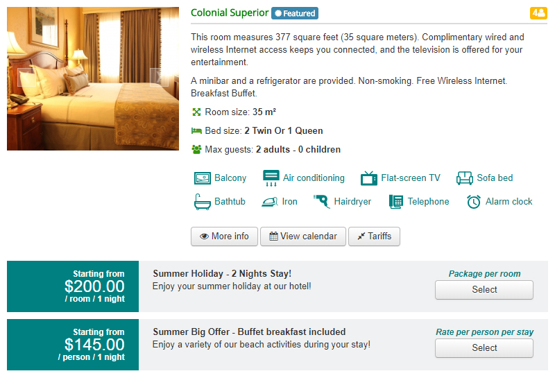 SVG icons for facilities