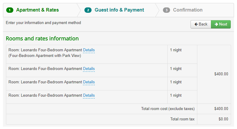 Book whole apartment or separated rooms